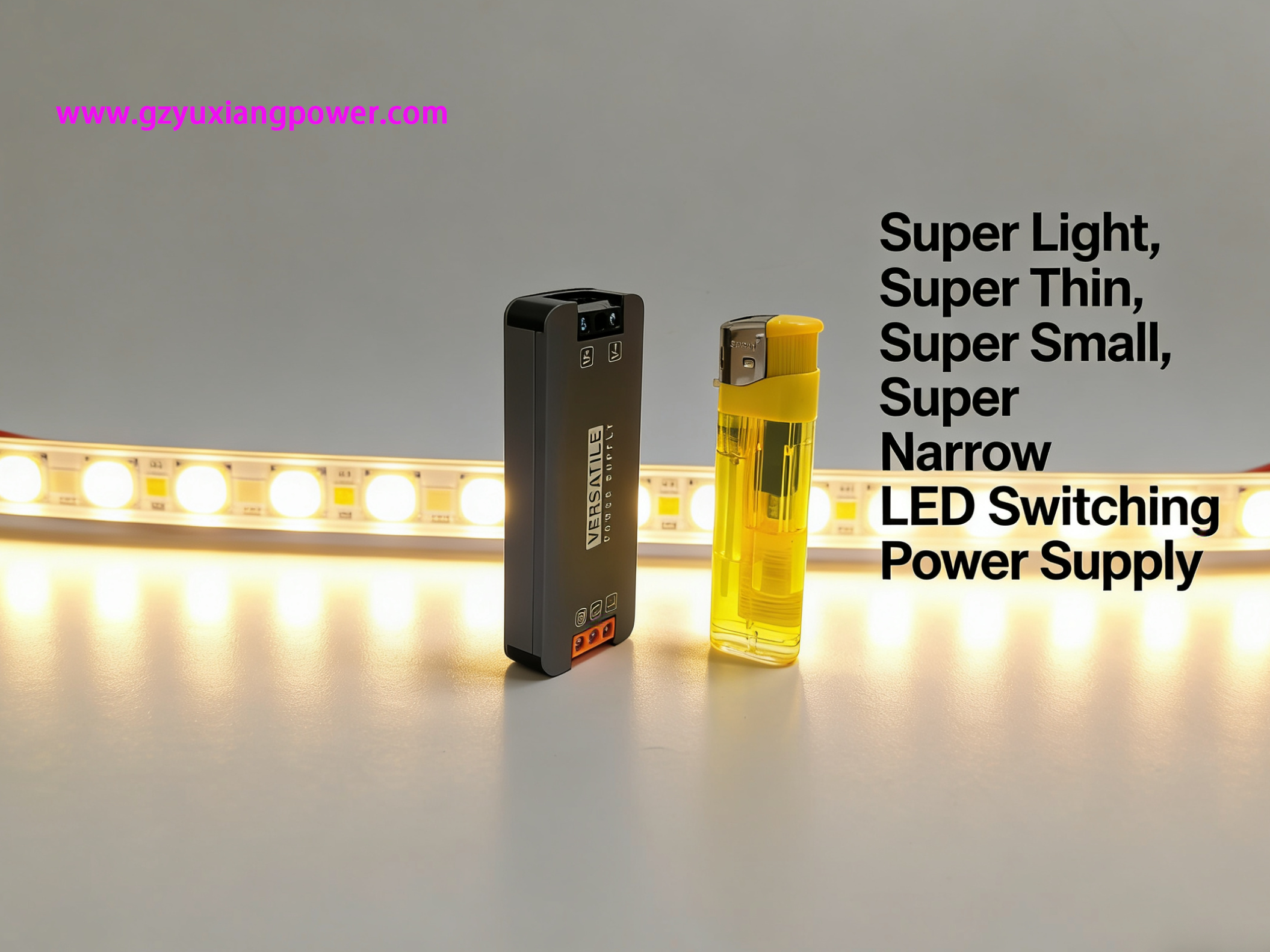 Catu daya led 24V Super tipis dan super kecil